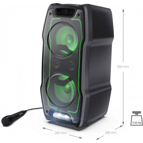 Портативна акустика Sharp PS-931 Black купити в Україні: Київ, Львів, Хмельницький, Тернопіль, Івано-Франківськ | Низька ціна, відгуки, характеристики від TELEMART фото