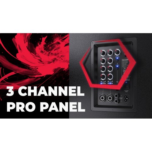 Портативна акустика Sharp CP-LS200 Black купити в Україні: Київ, Львів, Хмельницький, Тернопіль, Івано-Франківськ | Низька ціна, відгуки, характеристики від TELEMART фото