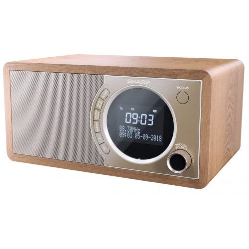 Радіоприймач Sharp DR-450 Brown купити в Україні: Київ, Львів, Хмельницький, Тернопіль, Івано-Франківськ | Низька ціна, відгуки, характеристики від TELEMART фото