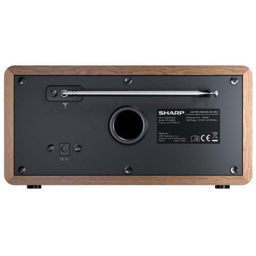 Радіоприймач Sharp DR-450 Brown купити в Україні: Київ, Львів, Хмельницький, Тернопіль, Івано-Франківськ | Низька ціна, відгуки, характеристики від TELEMART фото