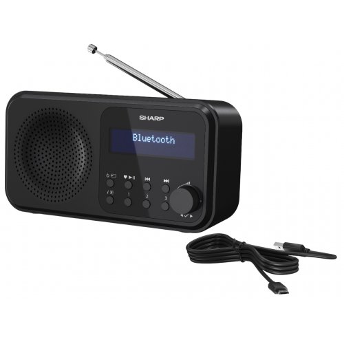 Радіоприймач Sharp DR-P420 Black купити в Україні: Київ, Львів, Хмельницький, Тернопіль, Івано-Франківськ | Низька ціна, відгуки, характеристики від TELEMART фото