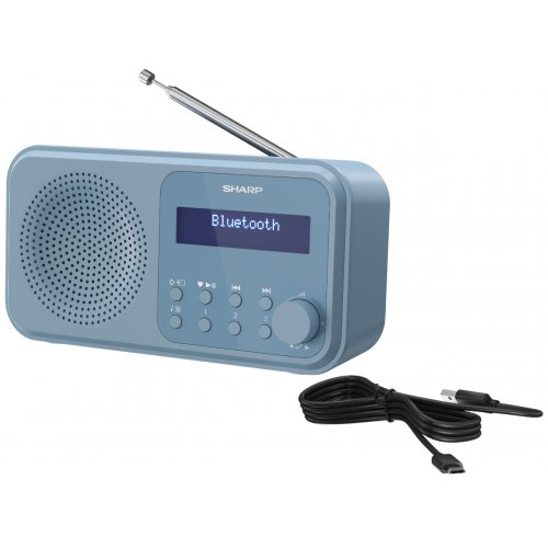 Радиоприемник Sharp DR-P420 Steel Blue купить в Украине: Киев, Днепр, Харьков, Одесса  | Низкая цена, отзывы, характеристики от TELEMART фото