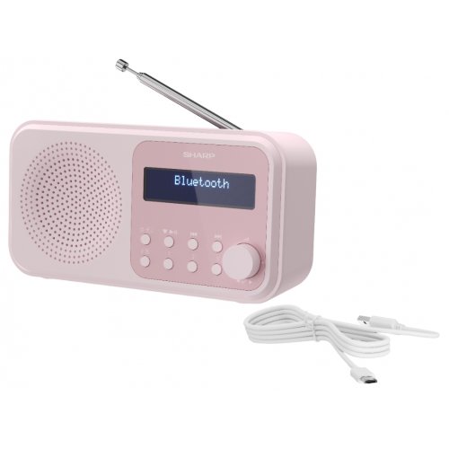 Радіоприймач Sharp DR-P420 Blossom Pink купити в Україні: Київ, Львів, Хмельницький, Тернопіль, Івано-Франківськ | Низька ціна, відгуки, характеристики від TELEMART фото