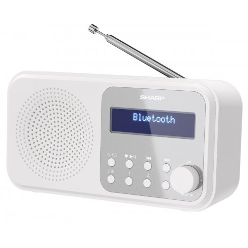 Радіоприймач Sharp DR-P420 Snowy White купити в Україні: Київ, Львів, Хмельницький, Тернопіль, Івано-Франківськ | Низька ціна, відгуки, характеристики від TELEMART фото