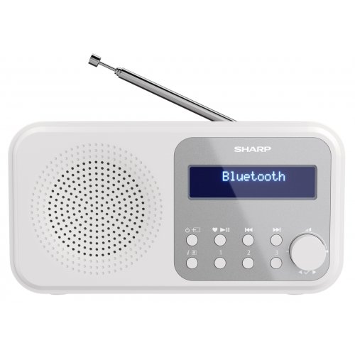 Радіоприймач Sharp DR-P420 Snowy White купити в Україні: Київ, Львів, Хмельницький, Тернопіль, Івано-Франківськ | Низька ціна, відгуки, характеристики від TELEMART фото