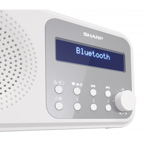 Радіоприймач Sharp DR-P420 Snowy White купити в Україні: Київ, Львів, Хмельницький, Тернопіль, Івано-Франківськ | Низька ціна, відгуки, характеристики від TELEMART фото