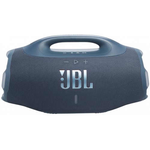 Портативная акустика JBL Boombox 4 (JBLBOOMBOX4BLUEP) Blue купить в Украине: Киев, Днепр, Харьков, Одесса  | Низкая цена, отзывы, характеристики от TELEMART фото