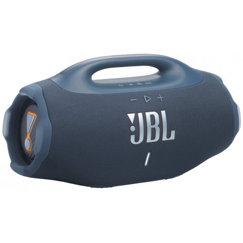 Портативная акустика JBL Boombox 4 (JBLBOOMBOX4BLUEP) Blue купить в Украине: Киев, Днепр, Харьков, Одесса  | Низкая цена, отзывы, характеристики от TELEMART фото