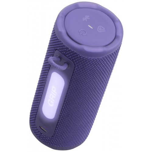 Портативная акустика JBL Grip (JBLGRIPPUR) Purple купить в Украине: Киев, Днепр, Харьков, Одесса  | Низкая цена, отзывы, характеристики от TELEMART фото