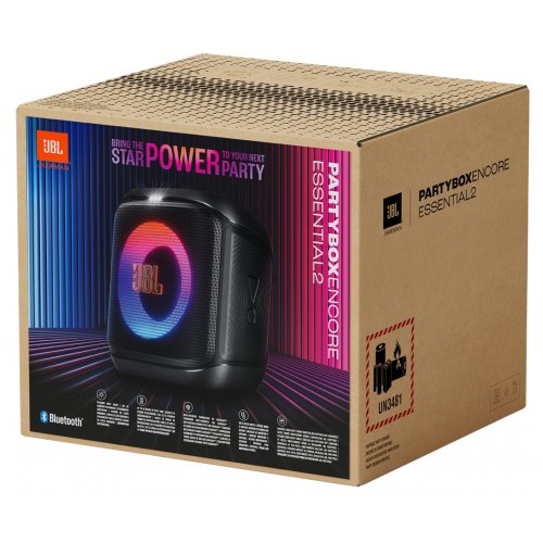 Портативная акустика JBL PartyBox Encore Essential 2 (JBLPBENCOREESS2EP) Black купить в Украине: Киев, Днепр, Харьков, Одесса  | Низкая цена, отзывы, характеристики от TELEMART фото