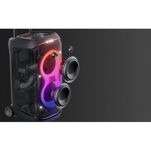 Портативная акустика JBL PartyBox Stage 320 (JBLPBSTAGE320SWEP) White купить в Украине: Киев, Днепр, Харьков, Одесса  | Низкая цена, отзывы, характеристики от TELEMART фото