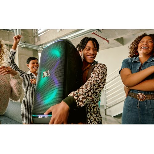 Портативная акустика JBL PartyBox Stage 320 (JBLPBSTAGE320SWEP) White купить в Украине: Киев, Днепр, Харьков, Одесса  | Низкая цена, отзывы, характеристики от TELEMART фото