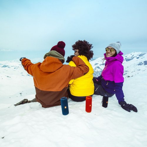 Портативна акустика JBL Flip 5 (JBLFLIP5BLKEU) Black купити в Україні: Київ, Львів, Хмельницький, Тернопіль, Івано-Франківськ | Низька ціна, відгуки, характеристики від TELEMART фото