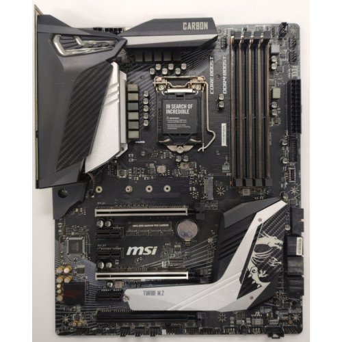 Материнская плата MSI MPG Z390 GAMING PRO CARBON (s1151-v2, Intel Z390) (Восстановлено продавцом, 849267) купить в Украине: Киев, Днепр, Харьков, Одесса  | Проверка совместимости, низкая цена, отзывы, характеристики от TELEMART фото