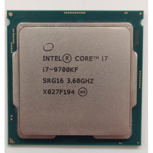 Процесор Intel Core i7-9700KF 3.6(4.9)GHz 12MB s1151 Tray (CM8068403874219) (Відновлено продавцем, 849276) купити в Україні: Київ, Львів, Хмельницький, Тернопіль, Івано-Франківськ | Перевірка сумісності, низька ціна, відгуки, характеристики від TELEMART фото
