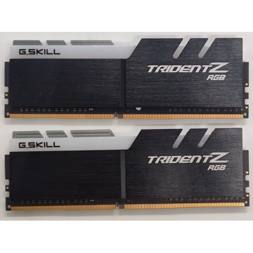 Озп G.Skill DDR4 32GB (2x16GB) 4400Mhz Trident Z RGB (F4-4400C19D-32GTZR) (Відновлено продавцем, 849295) купити в Україні: Київ, Львів, Хмельницький, Тернопіль, Івано-Франківськ | Перевірка сумісності, низька ціна, відгуки, характеристики від TELEMART фото