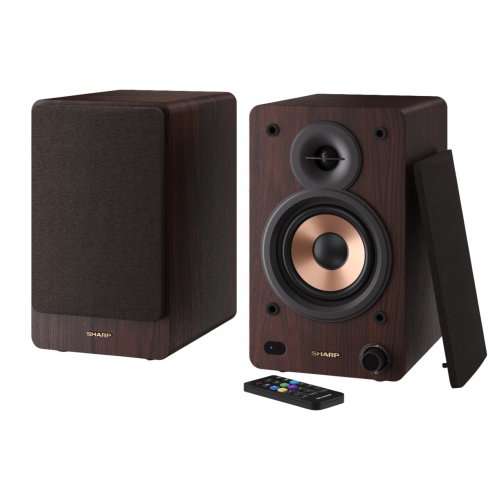 Акустична система Sharp CP-SS30 Brown купити в Україні: Київ, Львів, Хмельницький, Тернопіль, Івано-Франківськ | Низька ціна, відгуки, характеристики від TELEMART фото