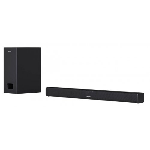 Саундбар Sharp HT-SBW110 Black купити в Україні: Київ, Львів, Хмельницький, Тернопіль, Івано-Франківськ | Низька ціна, відгуки, характеристики від TELEMART фото