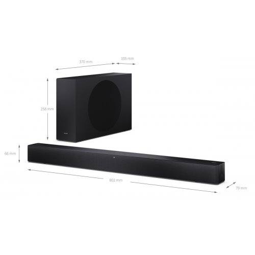 Саундбар Sharp HT-SBW310 Black купити в Україні: Київ, Львів, Хмельницький, Тернопіль, Івано-Франківськ | Низька ціна, відгуки, характеристики від TELEMART фото