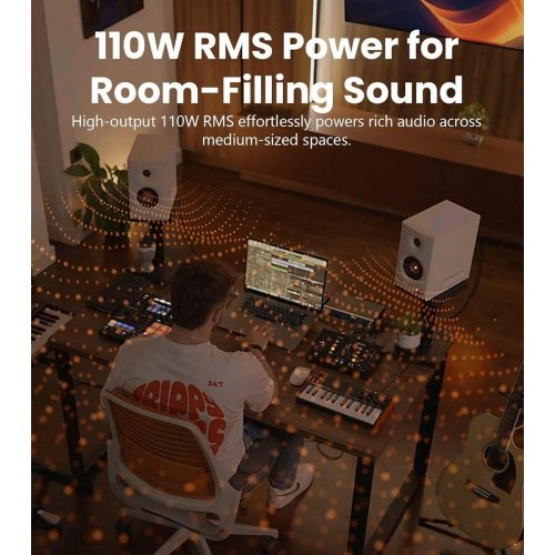 Акустическая система Edifier MR5 Black купить в Украине: Киев, Днепр, Харьков, Одесса  | Низкая цена, отзывы, характеристики от TELEMART фото