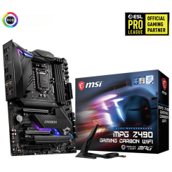 Материнская плата MSI MPG Z490 GAMING CARBON WIFI (s1200, Intel Z490) (Восстановлено продавцом, 849319)