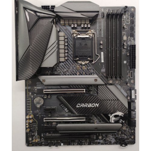 Материнская плата MSI MPG Z490 GAMING CARBON WIFI (s1200, Intel Z490) (Восстановлено продавцом, 849319) купить в Украине: Киев, Днепр, Харьков, Одесса  | Проверка совместимости, низкая цена, отзывы, характеристики от TELEMART фото