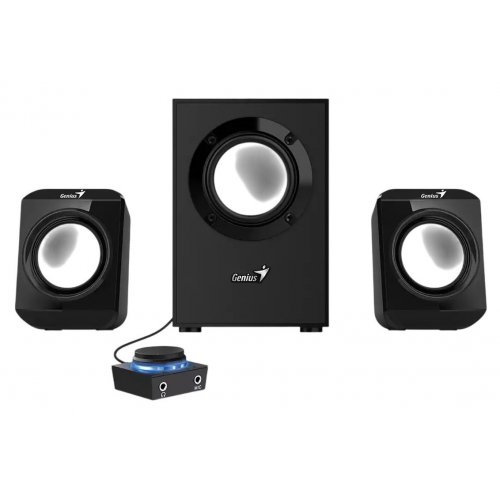 Акустическая система Genius SW-2.1 300 II (31730053401) Black купить в Украине: Киев, Днепр, Харьков, Одесса  | Низкая цена, отзывы, характеристики от TELEMART фото