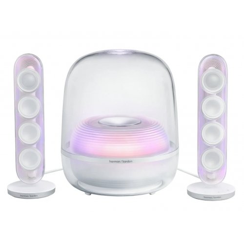Акустична система Harman/Kardon SoundStik 5 (HKSOUNDSTK5WEP) White купити в Україні: Київ, Львів, Хмельницький, Тернопіль, Івано-Франківськ | Низька ціна, відгуки, характеристики від TELEMART фото