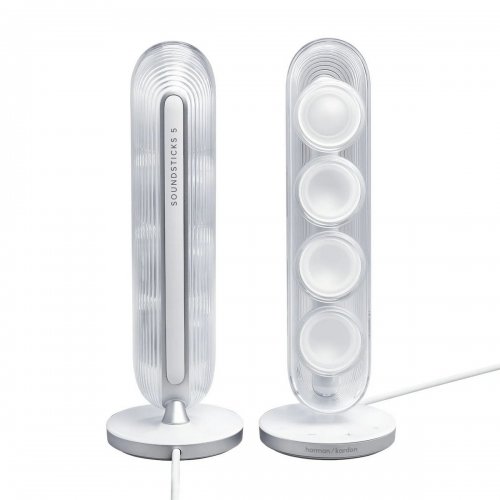 Акустична система Harman/Kardon SoundStik 5 (HKSOUNDSTK5WEP) White купити в Україні: Київ, Львів, Хмельницький, Тернопіль, Івано-Франківськ | Низька ціна, відгуки, характеристики від TELEMART фото