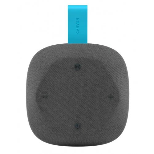 Портативна акустика Canyon Hexagon 10 (CNE-CBTSP10GB) Grey/Blue купити в Україні: Київ, Львів, Хмельницький, Тернопіль, Івано-Франківськ | Низька ціна, відгуки, характеристики від TELEMART фото