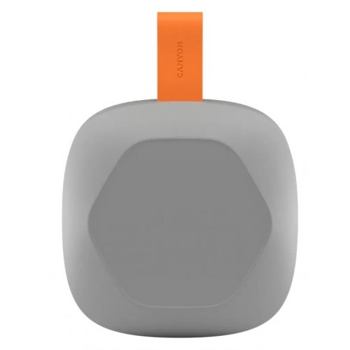 Портативна акустика Canyon Hexagon 10 (CNE-CBTSP10GO) Grey/Orange купити в Україні: Київ, Львів, Хмельницький, Тернопіль, Івано-Франківськ | Низька ціна, відгуки, характеристики від TELEMART фото