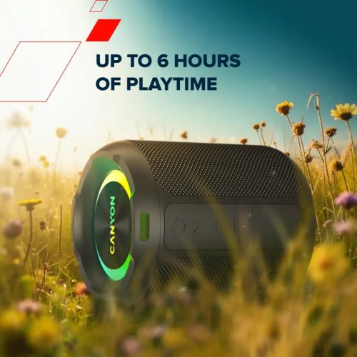 Портативная акустика Canyon OnMove 11 (CNE-CBTSP11) Black купить в Украине: Киев, Днепр, Харьков, Одесса  | Низкая цена, отзывы, характеристики от TELEMART фото