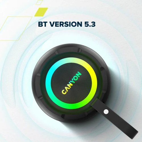 Портативная акустика Canyon OnMove 11 (CNE-CBTSP11) Black купить в Украине: Киев, Днепр, Харьков, Одесса  | Низкая цена, отзывы, характеристики от TELEMART фото