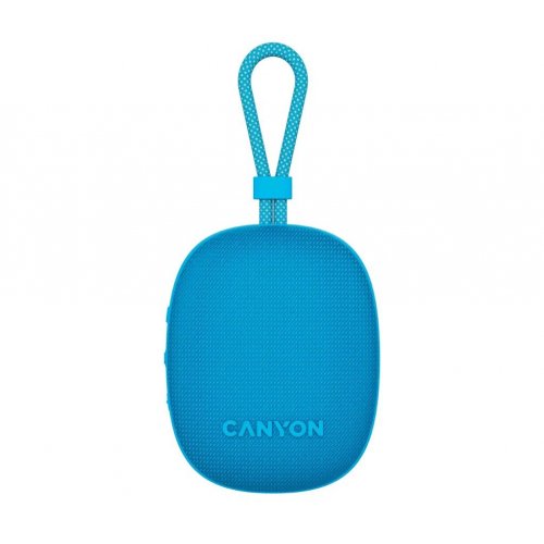 Портативна акустика Canyon OnMove 12 (CNE-CBTSP12BL) Blue купити в Україні: Київ, Львів, Хмельницький, Тернопіль, Івано-Франківськ | Низька ціна, відгуки, характеристики від TELEMART фото
