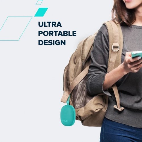 Портативна акустика Canyon OnMove 12 (CNE-CBTSP12MT) Mint купити в Україні: Київ, Львів, Хмельницький, Тернопіль, Івано-Франківськ | Низька ціна, відгуки, характеристики від TELEMART фото