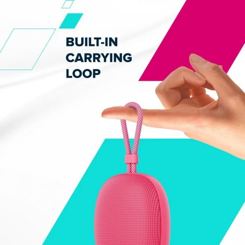 Портативна акустика Canyon OnMove 12 (CNE-CBTSP12PK) Pink купити в Україні: Київ, Львів, Хмельницький, Тернопіль, Івано-Франківськ | Низька ціна, відгуки, характеристики від TELEMART фото