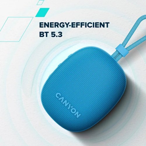 Портативна акустика Canyon OnMove 12 (CNE-CBTSP12PK) Pink купити в Україні: Київ, Львів, Хмельницький, Тернопіль, Івано-Франківськ | Низька ціна, відгуки, характеристики від TELEMART фото