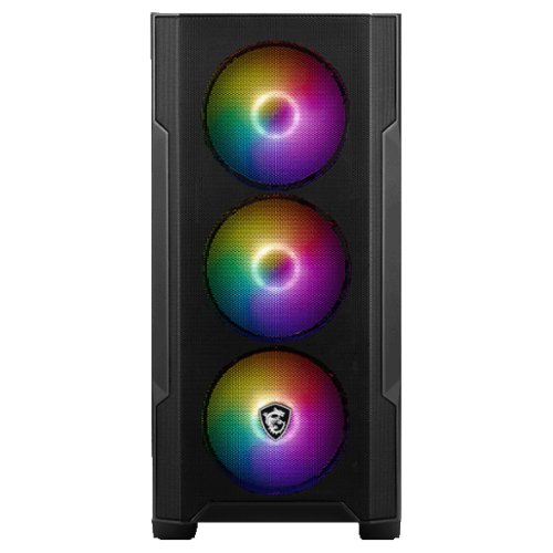 Корпус MSI MAG FORGE M100R без БЖ Black (Стан нового, 849340) купити в Україні: Київ, Львів, Хмельницький, Тернопіль, Івано-Франківськ | Перевірка сумісності, низька ціна, відгуки, характеристики від TELEMART фото