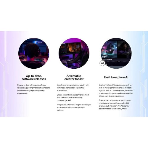 Уценка видеокарта SPARKLE Intel Arc B570 GUARDIAN Luna OC 10240MB (SB570GW-10GOC) (Вскрытая упаковка, 849359) купить в Украине: Киев, Днепр, Харьков, Одесса  | Проверка совместимости, низкая цена, отзывы, характеристики от TELEMART фото