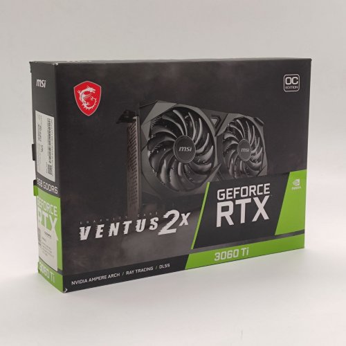 Видеокарта MSI GeForce RTX 3060 Ti VENTUS 2X OC 8192MB (RTX 3060 Ti VENTUS 2X 8G OCV1) LHR (Восстановлено продавцом, 849360) купить в Украине: Киев, Днепр, Харьков, Одесса  | Проверка совместимости, низкая цена, отзывы, характеристики от TELEMART фото