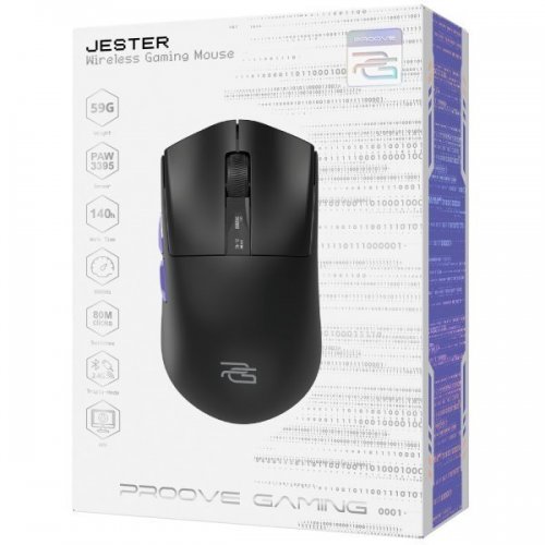 Уцінка миша Proove Gaming Jester 8K (WMJS00022001) Black (Розкрита упаковка, 849367) купити в Україні: Київ, Львів, Хмельницький, Тернопіль, Івано-Франківськ | Низька ціна, відгуки, характеристики від TELEMART фото