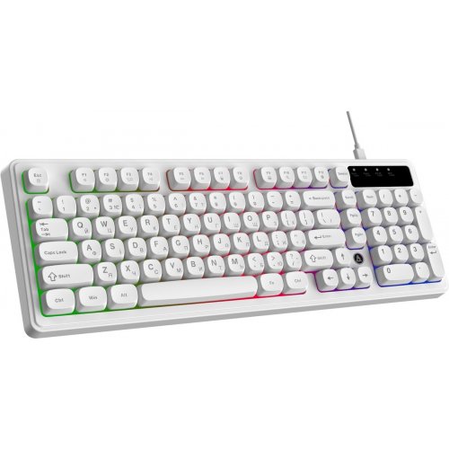 Клавиатура Ajazz AF98 (AF98-W) White купить в Украине: Киев, Днепр, Харьков, Одесса  | Низкая цена, отзывы, характеристики от TELEMART фото