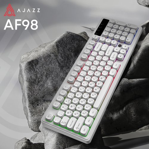 Клавиатура Ajazz AF98 (AF98-W) White купить в Украине: Киев, Днепр, Харьков, Одесса  | Низкая цена, отзывы, характеристики от TELEMART фото