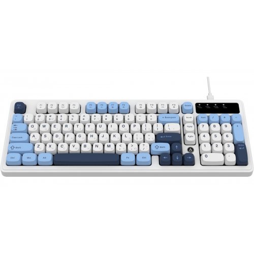 Клавиатура Ajazz AF98 (AF98-GB) White/Blue купить в Украине: Киев, Днепр, Харьков, Одесса  | Низкая цена, отзывы, характеристики от TELEMART фото