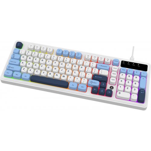 Клавиатура Ajazz AF98 (AF98-GB) White/Blue купить в Украине: Киев, Днепр, Харьков, Одесса  | Низкая цена, отзывы, характеристики от TELEMART фото