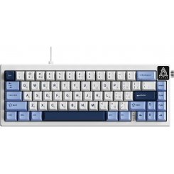 Клавиатура Ajazz AK650 RGB Sea Salt Switch (AK650-SS-BWB) White/Blue