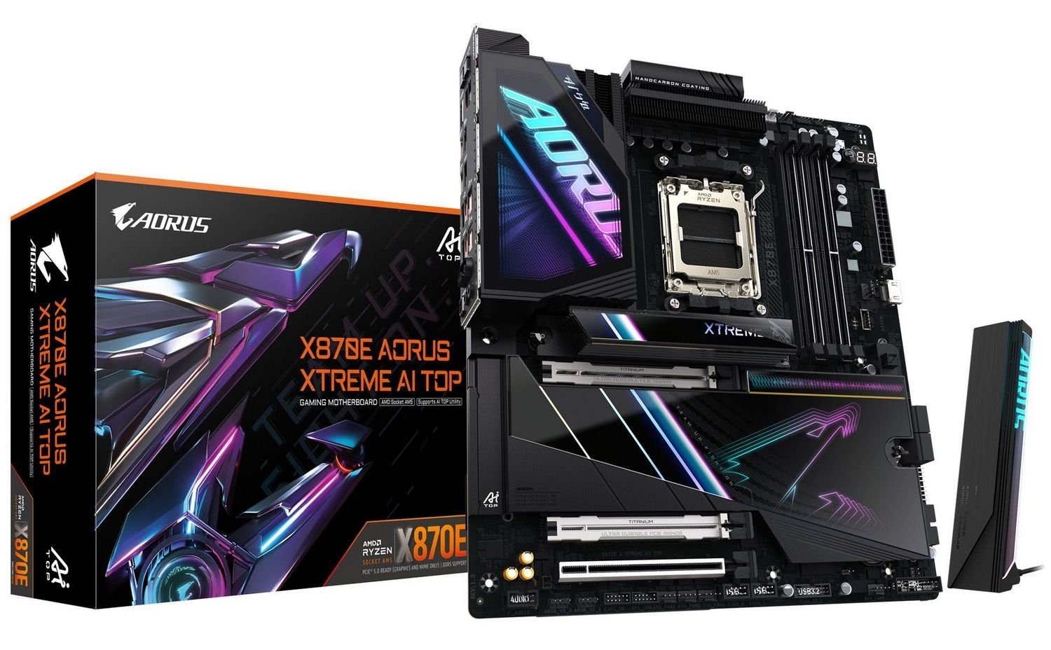 Материнская плата Gigabyte X870E AORUS XTREME AI TOP (sAM5, AMD X870E ...