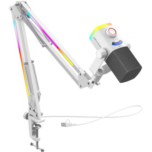 Микрофон Fifine AM8PROT White купить в Украине: Киев, Днепр, Харьков, Одесса  | Низкая цена, отзывы, характеристики от TELEMART фото