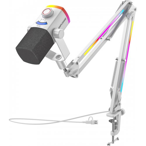 Микрофон Fifine AM8PROT White купить в Украине: Киев, Днепр, Харьков, Одесса  | Низкая цена, отзывы, характеристики от TELEMART фото