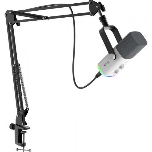 Микрофон Fifine AM8T White купить в Украине: Киев, Днепр, Харьков, Одесса  | Низкая цена, отзывы, характеристики от TELEMART фото